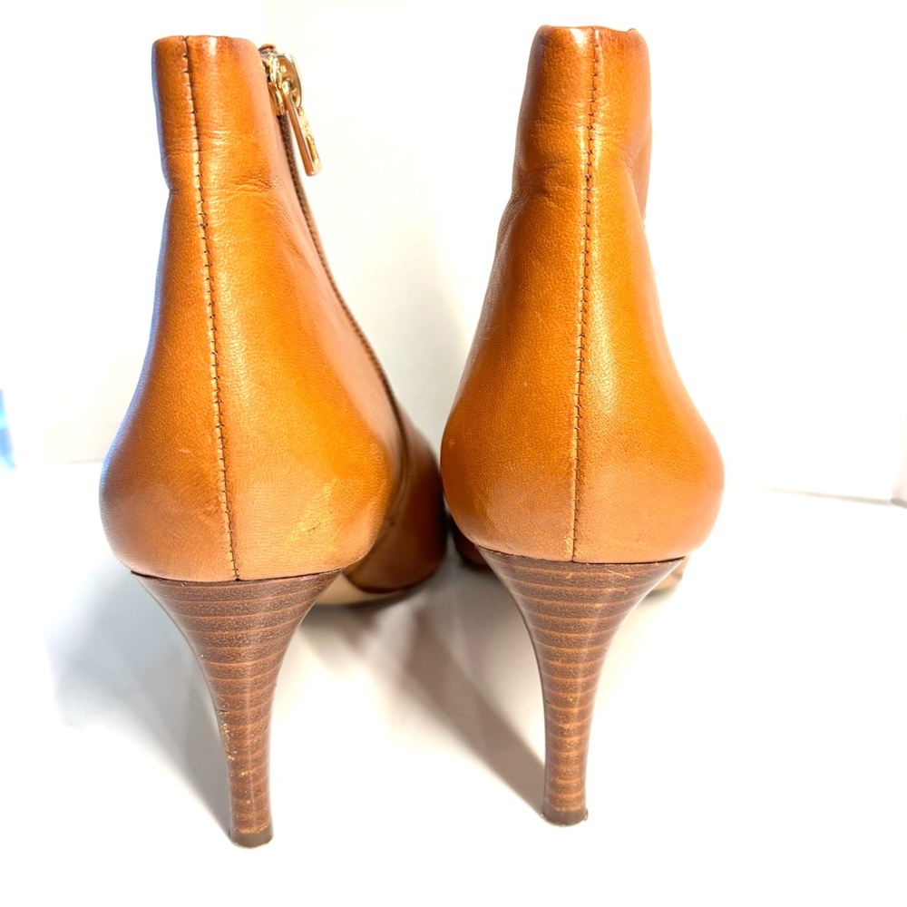 Coach Womens Hickory Side Zipper Studded Casual Heels Ankle Booties Size 8M - Picture 5 of 10